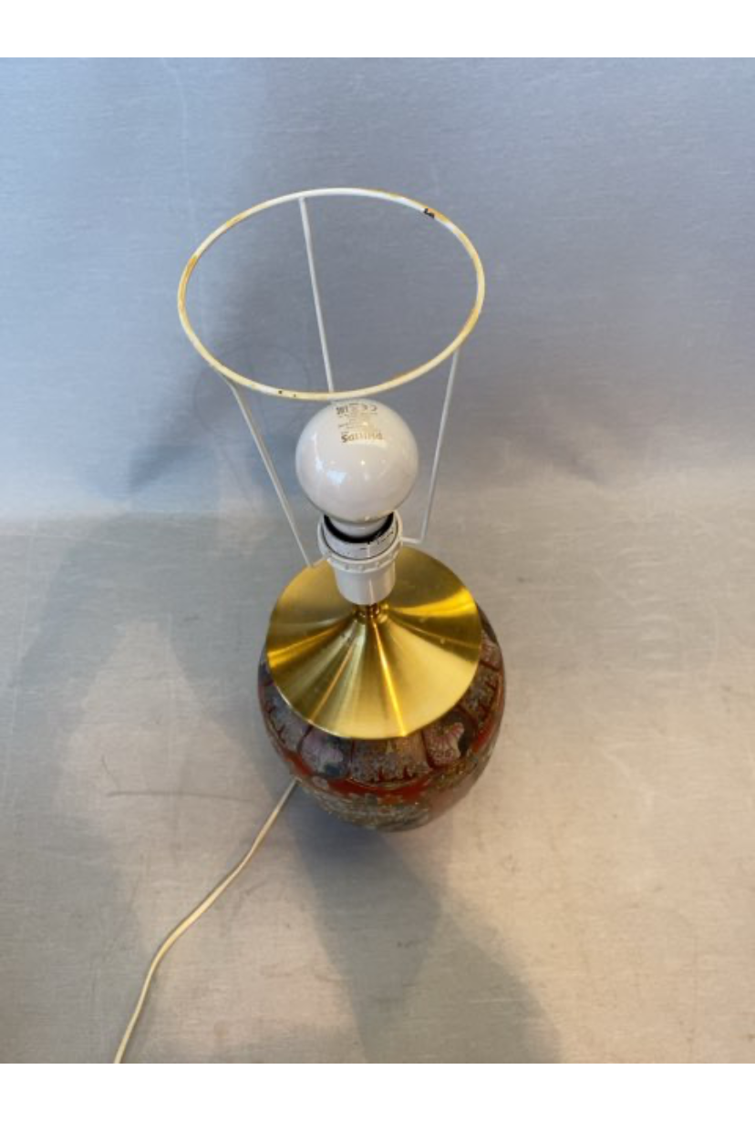 Kinesiske bord lampe rød